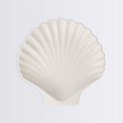 Lenox Everyday Flatware Bamboo Natural Shell Plates, Set of 6