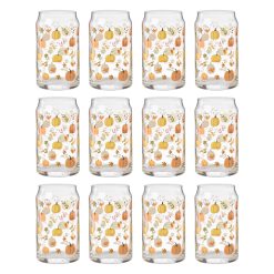 Lenox Everyday Flatware Harvest Can Cooler Glasses, Set of 12