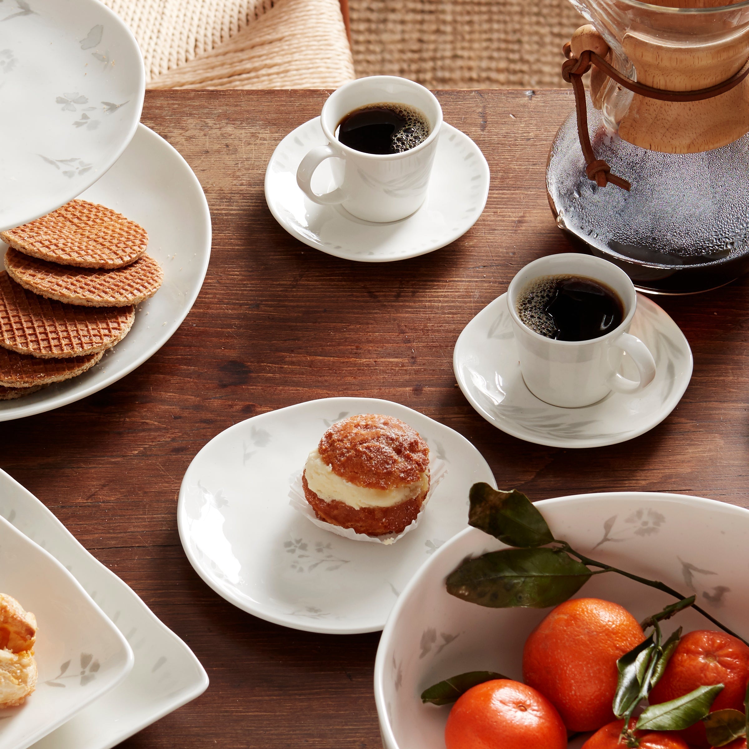 Lenox Everyday Flatware Oyster Bay 8-Piece Espresso Cup & Saucer Set - Image 3