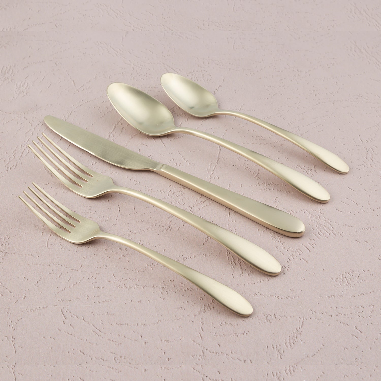 Lenox Everyday Flatware Poet Champagne Satin 20-Piece Flatware Set - Image 6