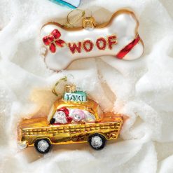 Alternative view of Lenox Everyday Flatware Retro Blown Glass Taxi Ornament