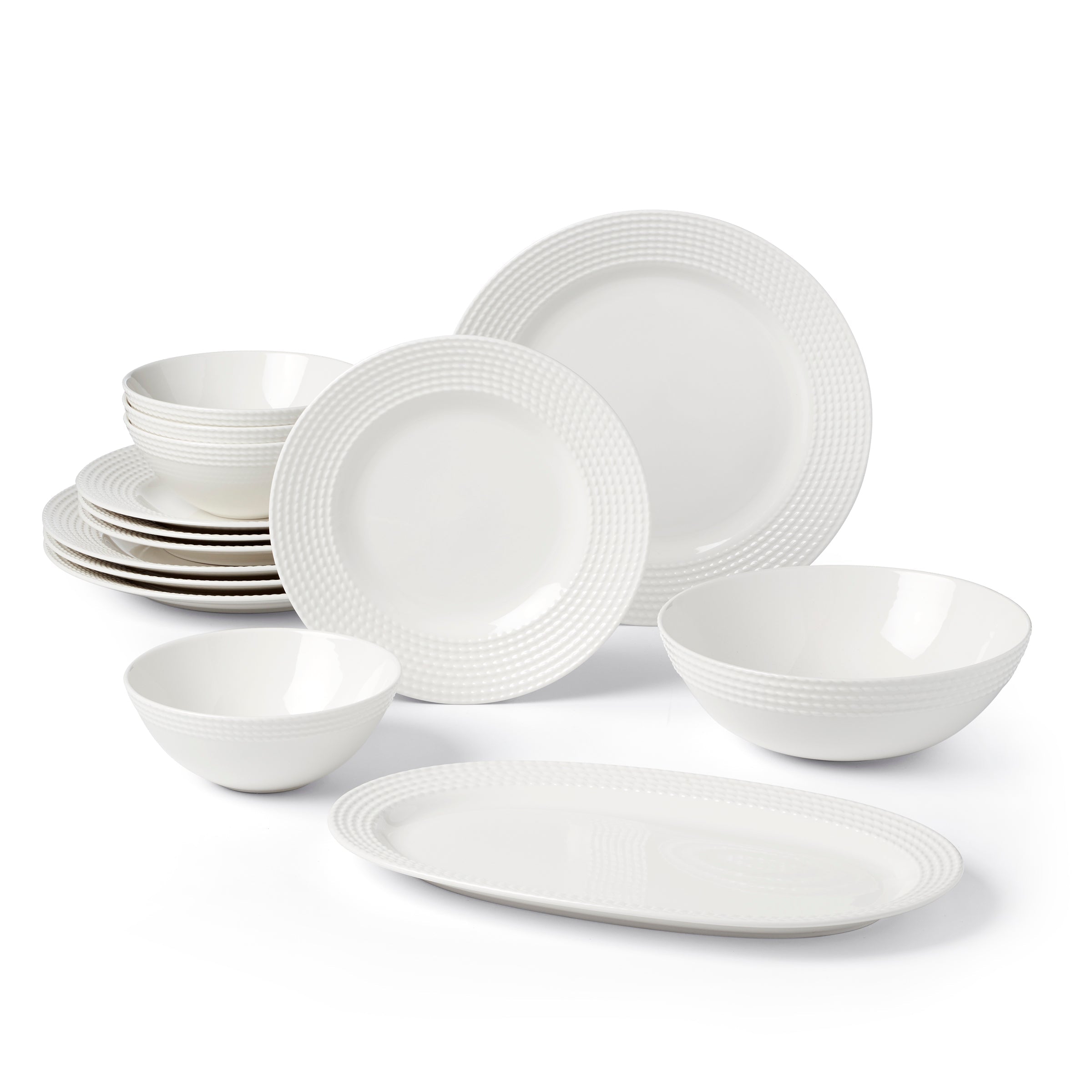 Lenox Everyday Flatware Wickford 14-Piece Dinnerware Set