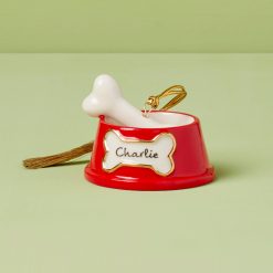 Lenox Everyday Flatware Personalized Dog Bone Ornament