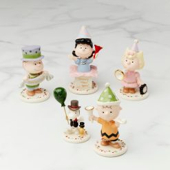 Lenox Everyday Flatware Happy New Year Charlie Brown 5-Piece Figurine Set