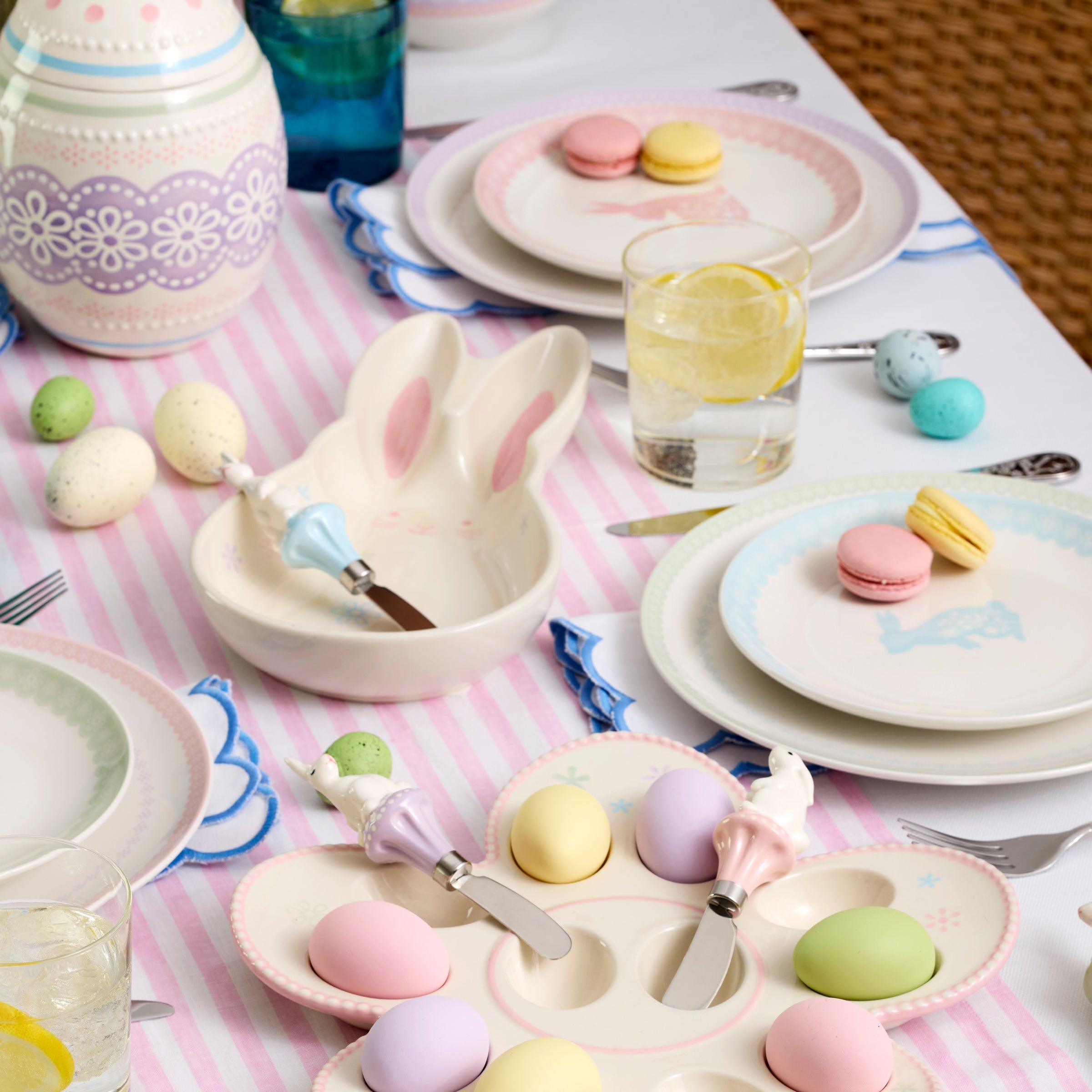 Lenox Everyday Flatware Bunny Hop Bunny Platter - Image 4