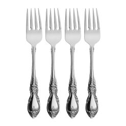 Lenox Everyday Flatware Louisiana Salad Forks, Set of 4