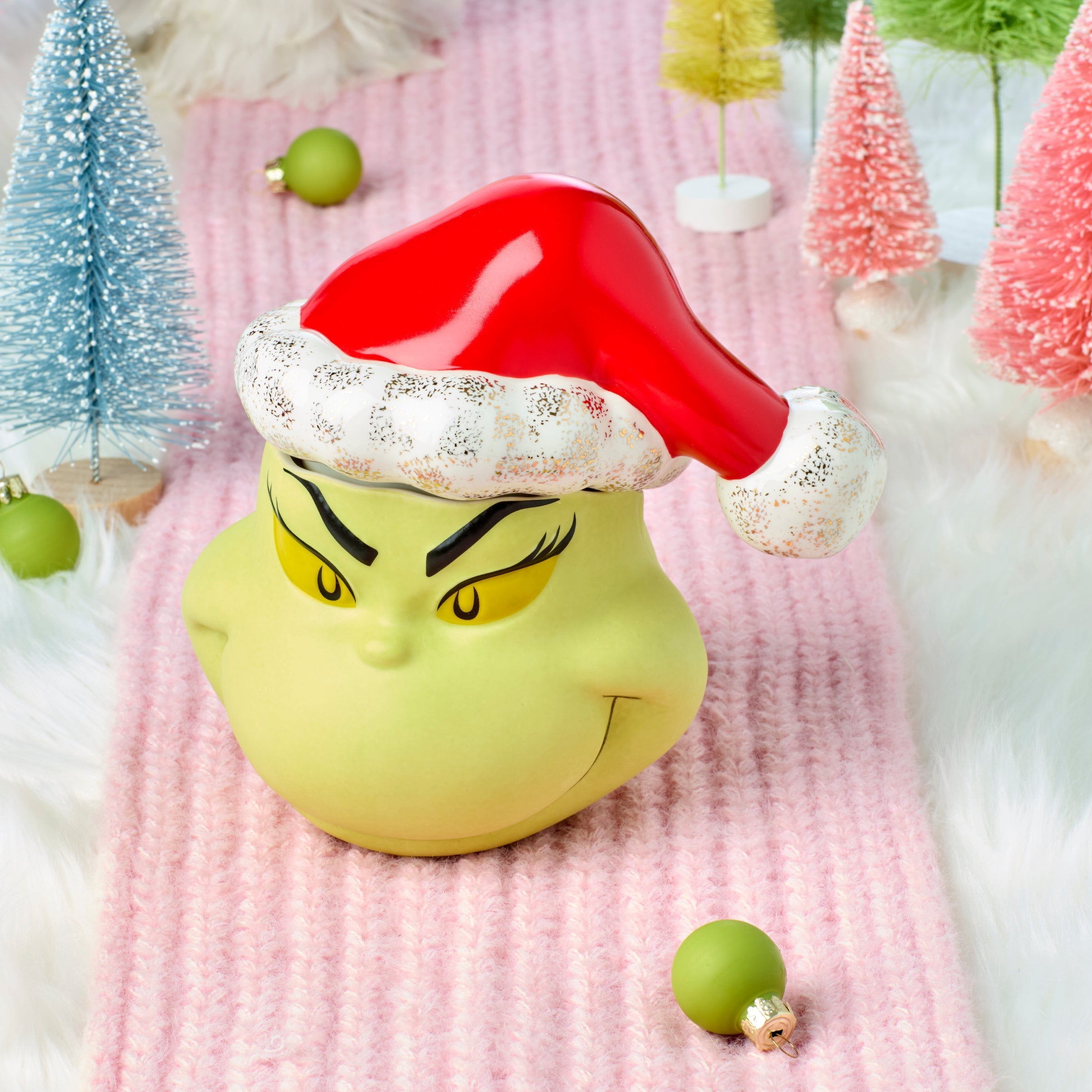 Lenox Everyday Flatware Merry Grinchmas Covered Candy Jar - Image 4