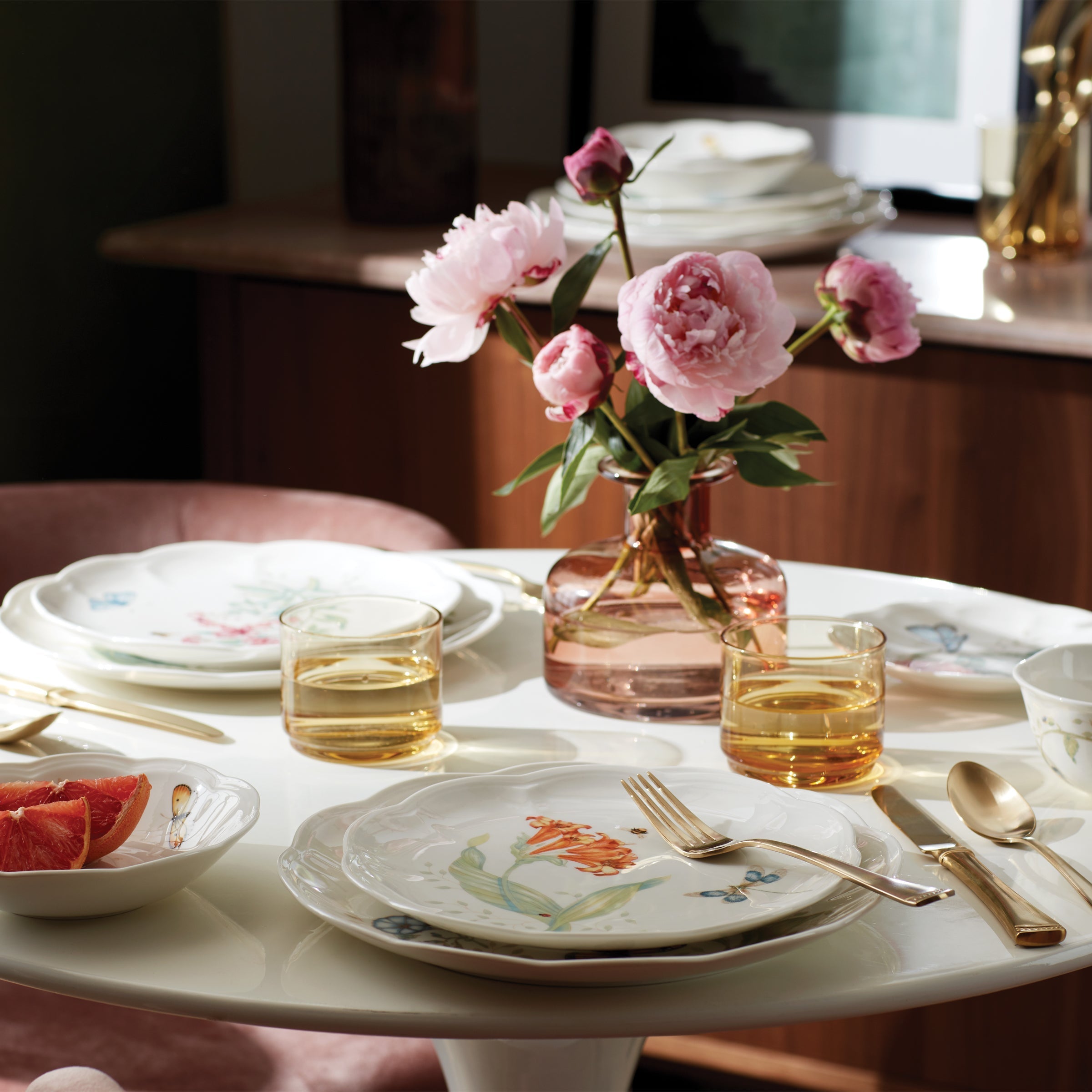 Lenox Everyday Flatware Butterfly Meadow 28-Piece Dinnerware Set - Image 5