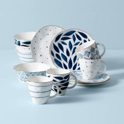 Lenox Everyday Flatware Blue Bay 12-Piece Dessert Set