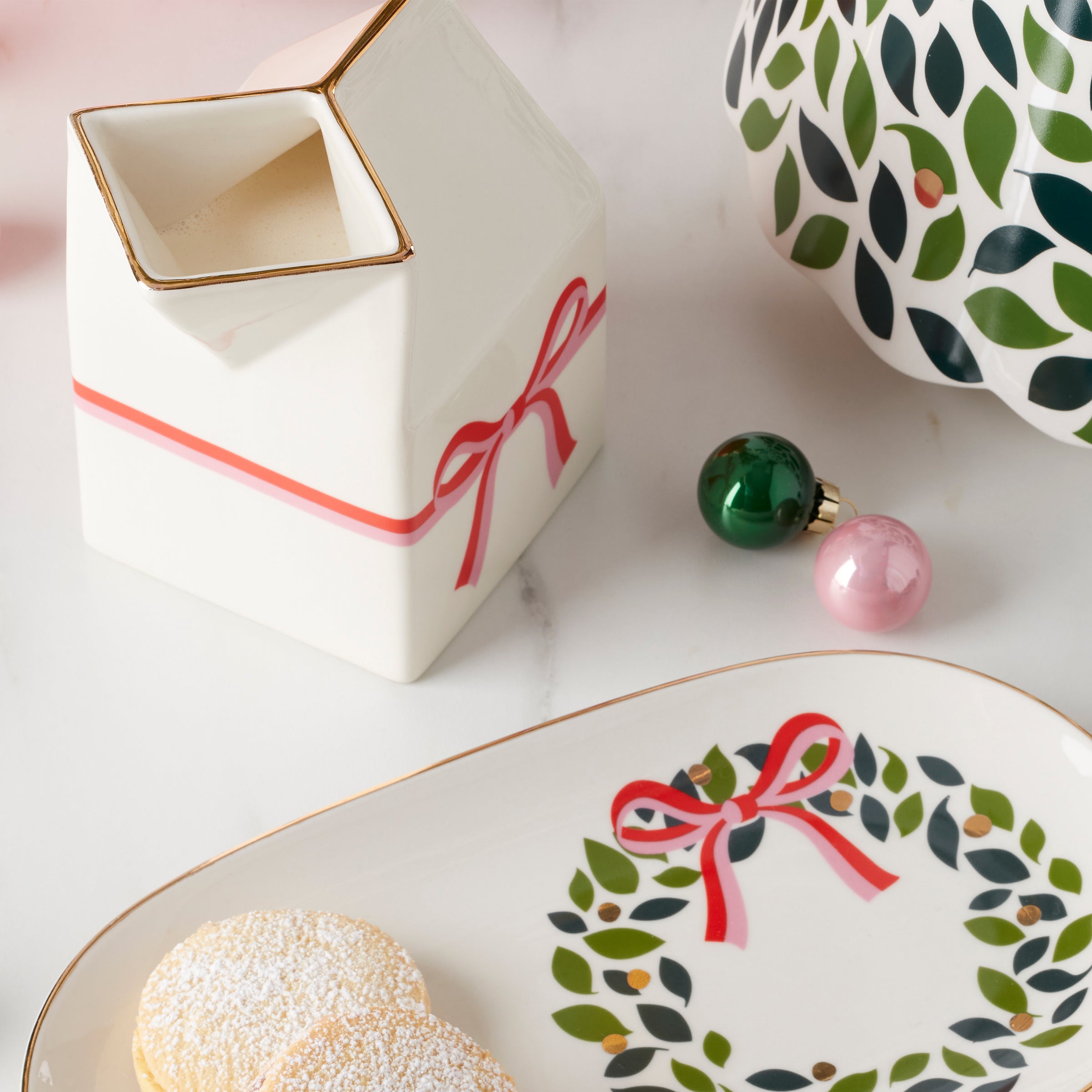 Lenox Everyday Flatware Be Jolly Milk & Cookie Plate - Image 3