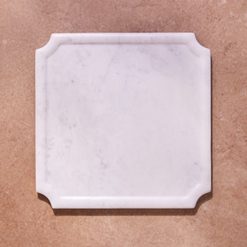 Lenox Everyday Flatware White Marble Framed Square Board
