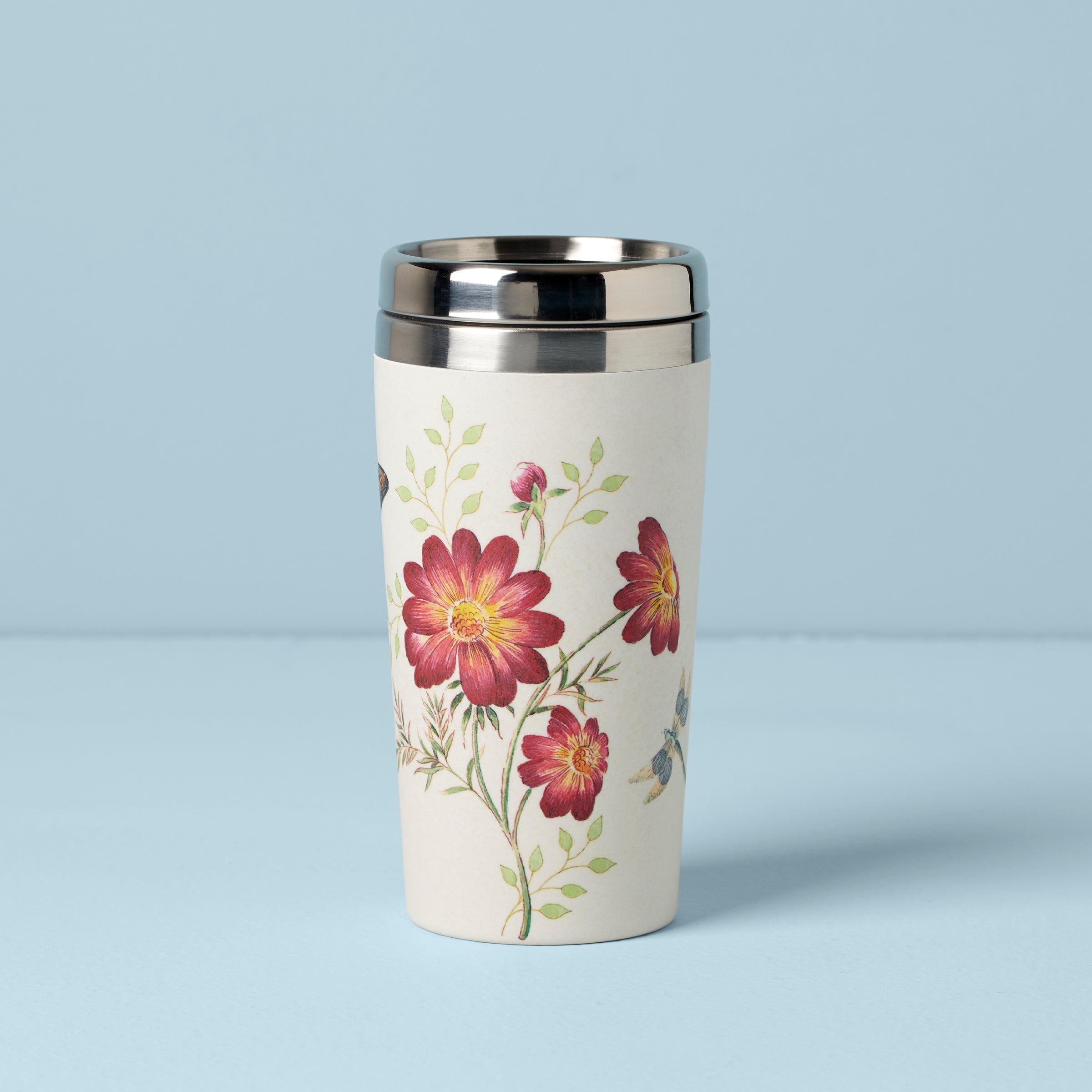 Lenox Everyday Flatware Butterfly Meadow Bamboo Travel Mug