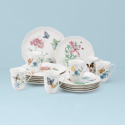 Lenox Everyday Flatware Butterfly Meadow 18-Piece Dinnerware Set