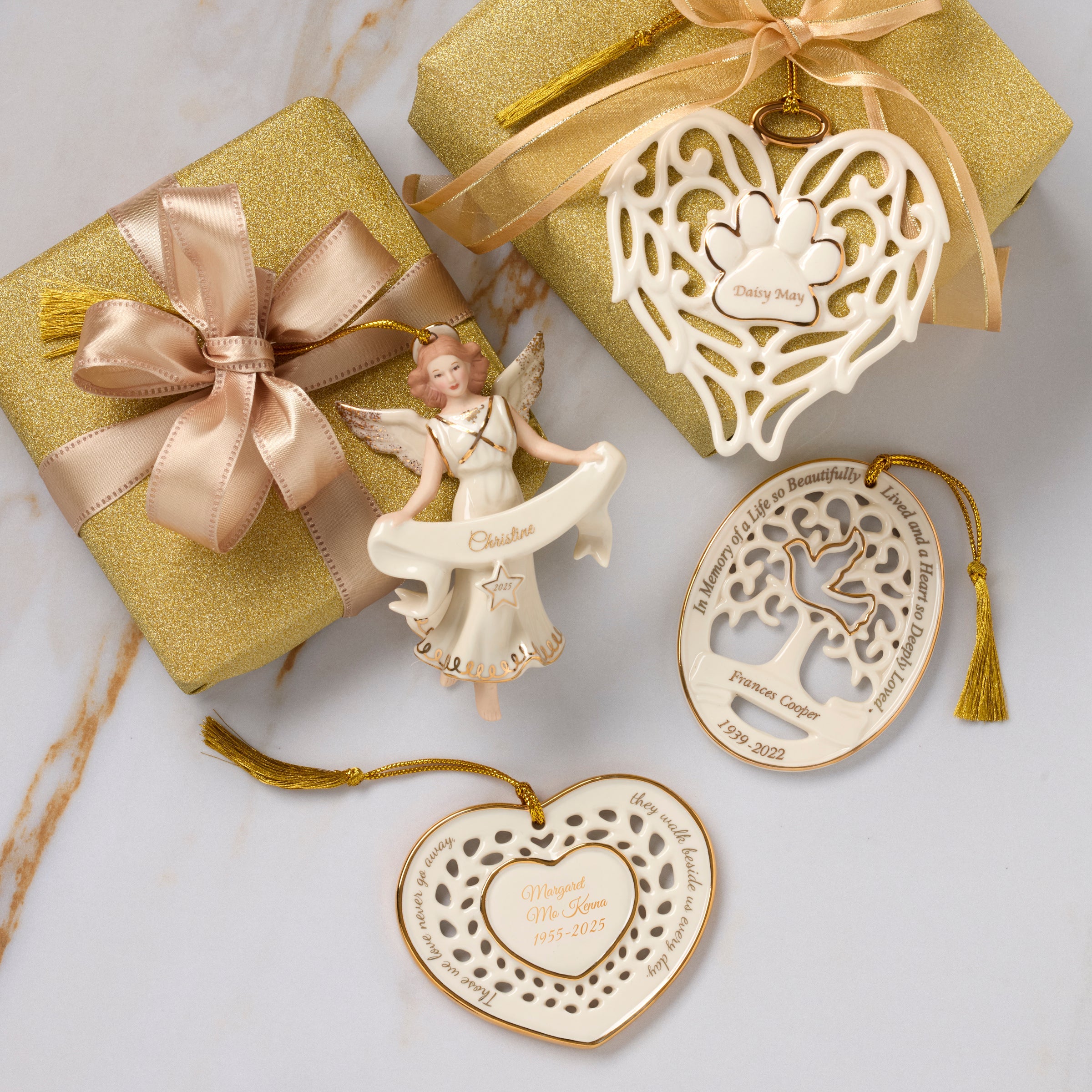 Lenox Everyday Flatware Personalized In Loving Memory Pet Ornament - Image 2