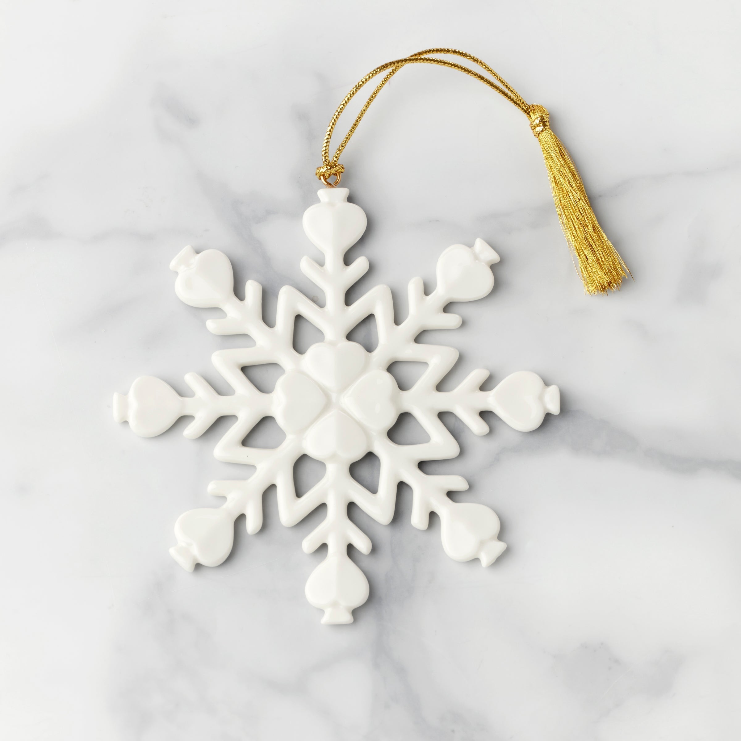 Lenox Everyday Flatware Be Jolly Snowflake Ornament