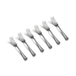 Lenox Everyday Flatware Malibu Satin Salad Forks, Set of 6