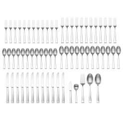 Alternative view of Lenox Everyday Flatware Lewin Satin 65-Piece Flatware Set