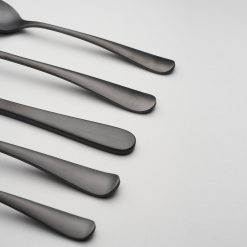 Alternative view of Lenox Everyday Flatware Rhiannon Black Satin 20-Piece Flatware Set