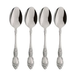 Lenox Everyday Flatware Wordsworth Teaspoons, Set of 4