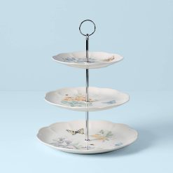 Lenox Everyday Flatware Butterfly Meadow 3-Tiered Server