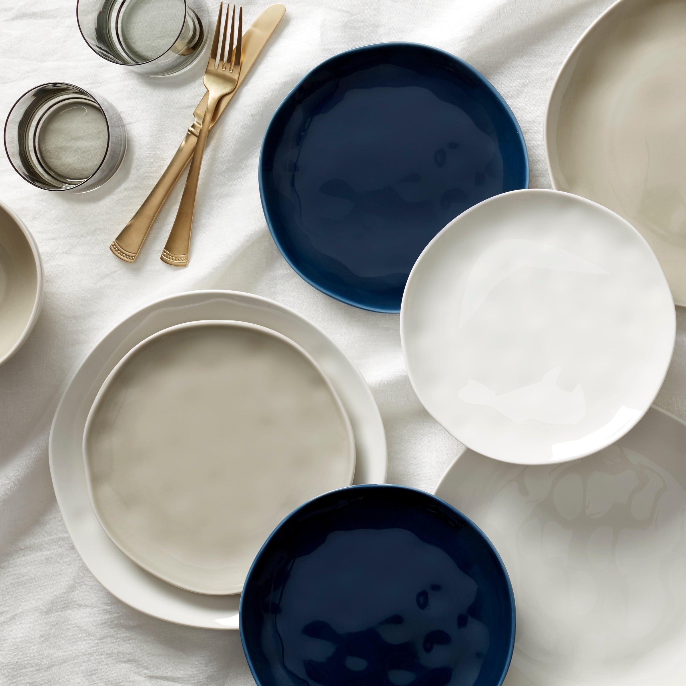 Lenox Everyday Flatware Bay Colors Blue Dinner Plates, Set of 4 - Image 6