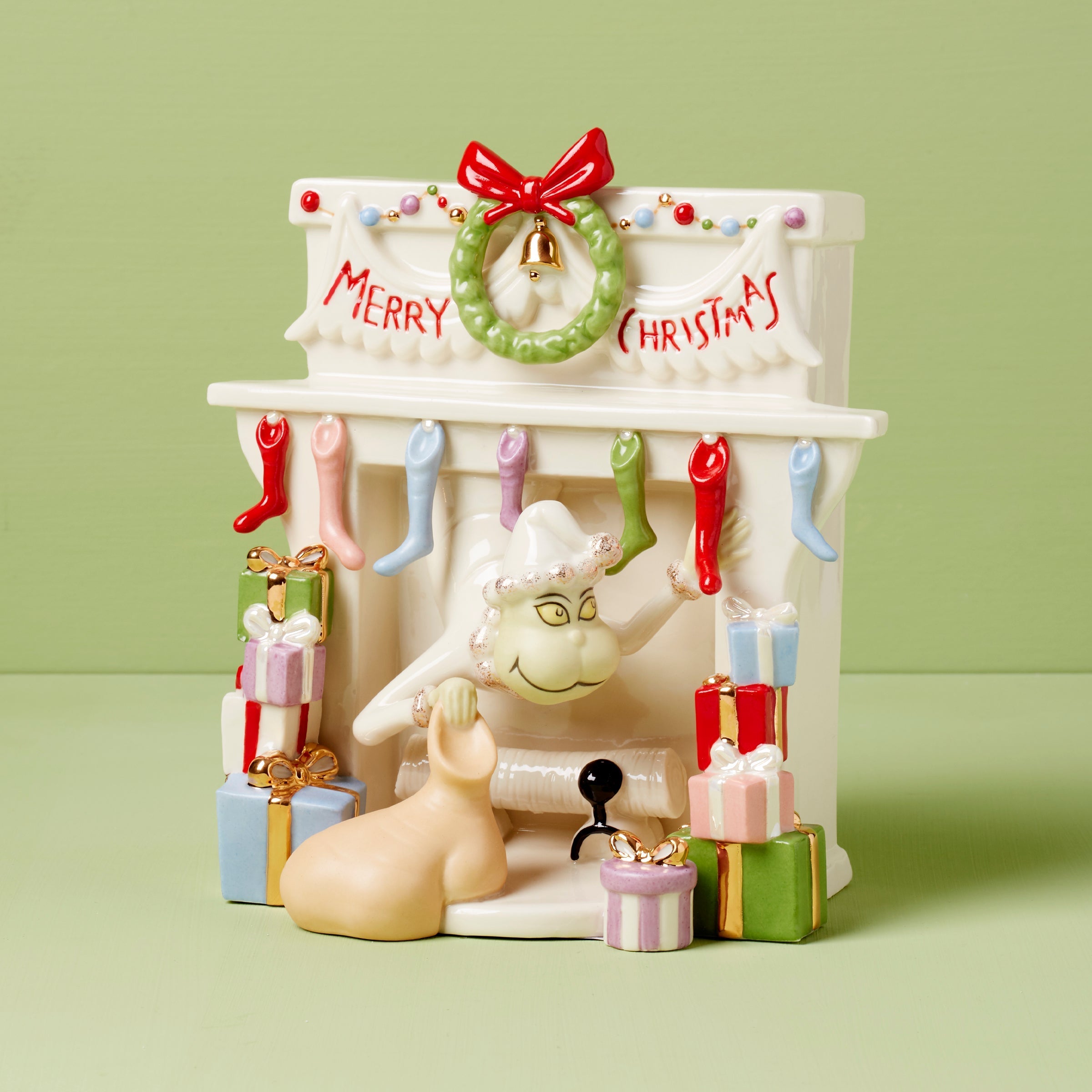 Lenox Everyday Flatware Grinch Stealing Stockings Figurine