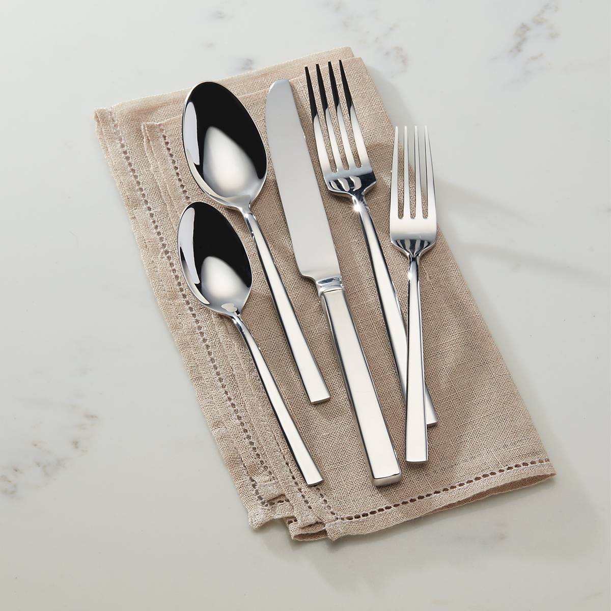Lenox Everyday Flatware Cole 65-Piece Flatware Set - Image 3