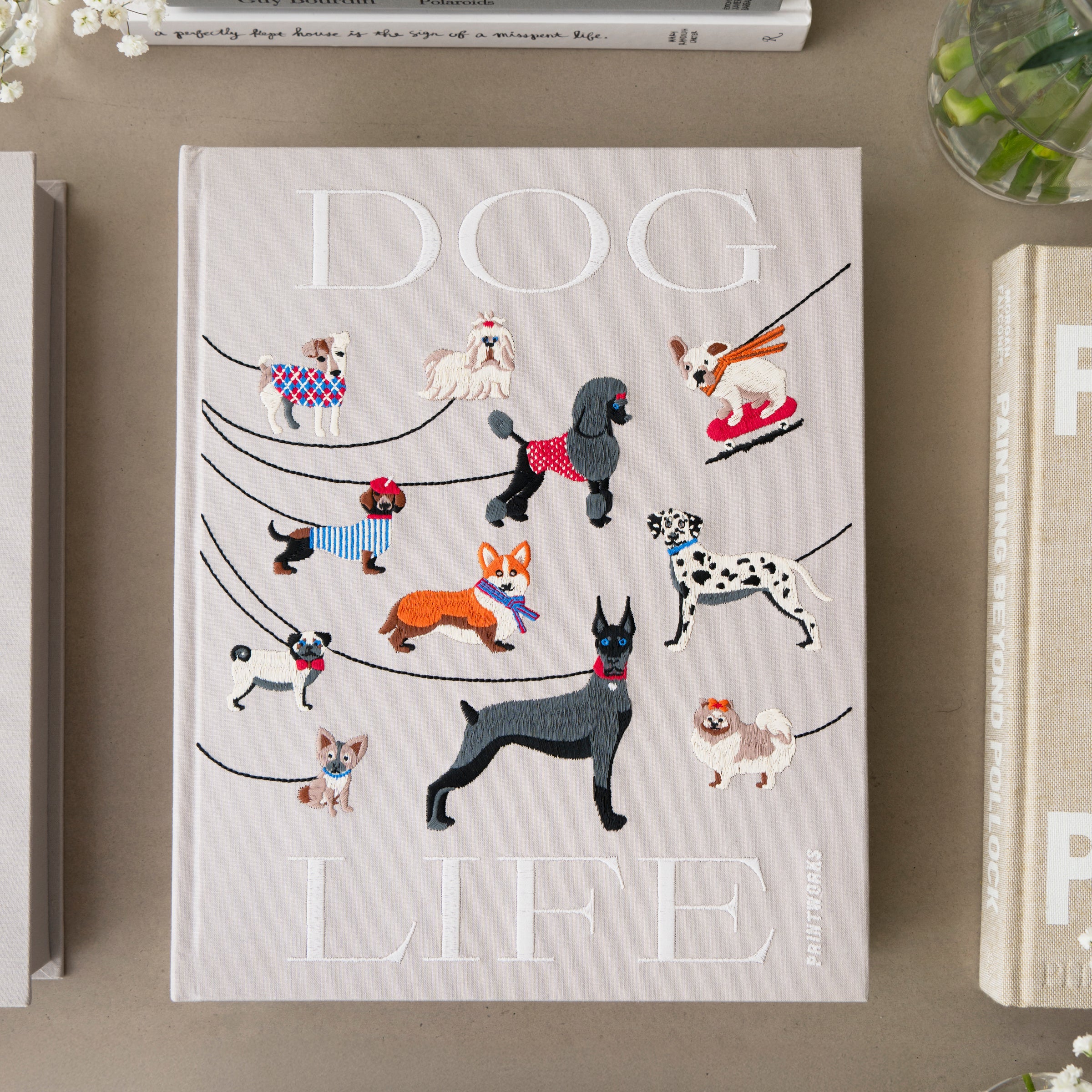 Lenox Everyday Flatware A Dog's Life Embroidered Photo Album - Image 3