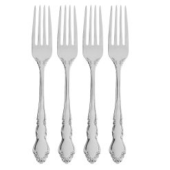 Lenox Everyday Flatware Dover Dinner Forks, Set of 4