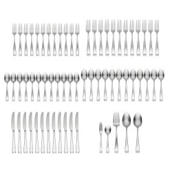 Alternative view of Lenox Everyday Flatware Moda Satin 65-Piece Flatware Set