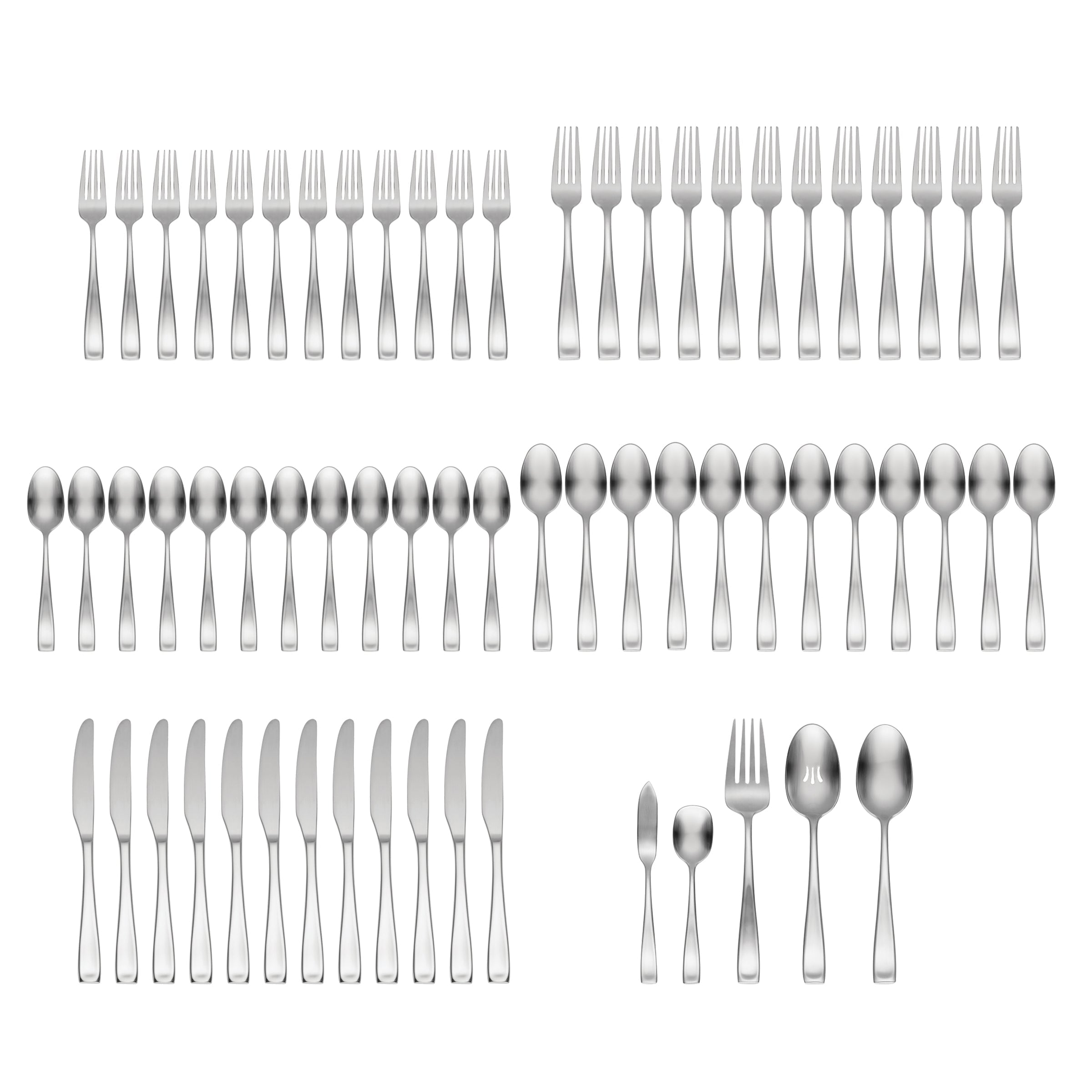 Lenox Everyday Flatware Moda Satin 65-Piece Flatware Set - Image 2