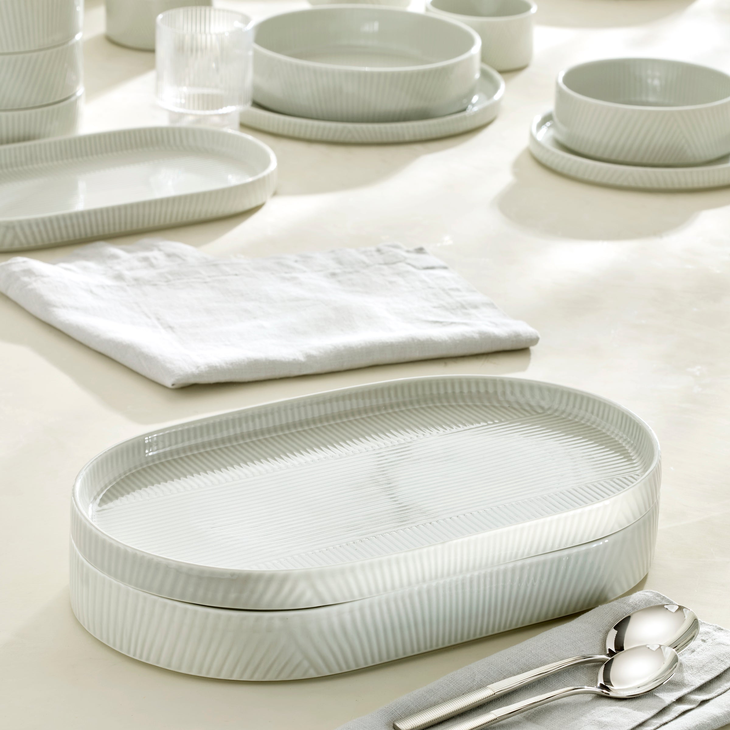 Lenox Everyday Flatware Modulus Vapor 2-Piece Serving Set - Image 2