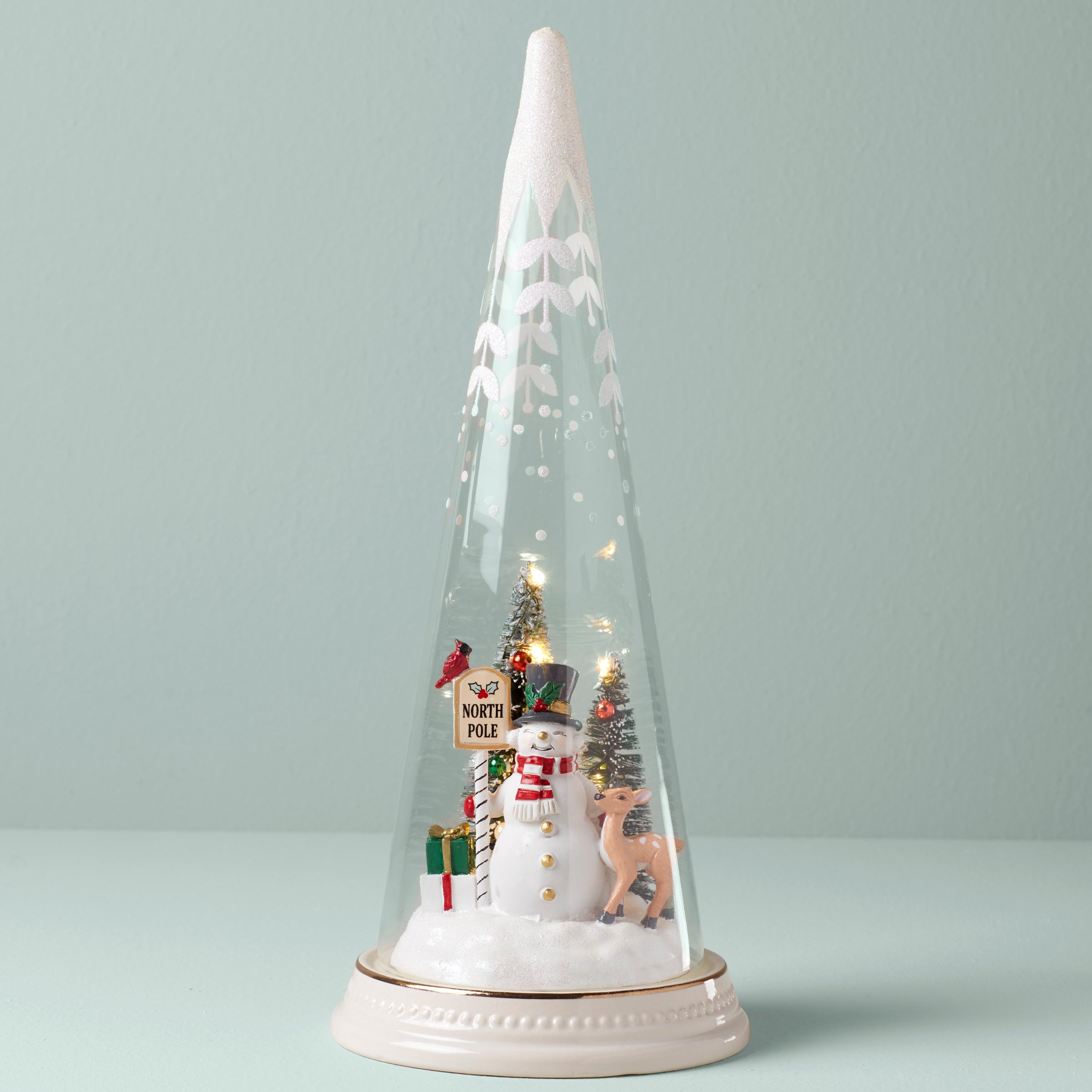 Lenox Everyday Flatware Merry & Magical Lit Snowman Figurine