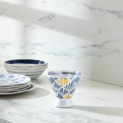 Alternative view of Lenox Everyday Flatware Blue Bay Ikat Stainless Steel Cocktail Tumbler