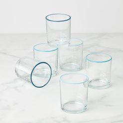Lenox Everyday Flatware 24 Seven Turquoise 6-Piece Medium Tumbler Set