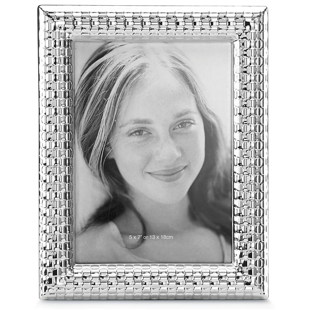 Lenox Everyday Flatware Watchband Silver 5x7 Photo Frame - Image 3