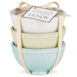 Alternative view of Lenox Everyday Flatware French Perle Groove Assorted Mini 3-Piece Bowl Set