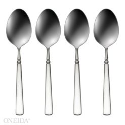 Lenox Everyday Flatware Easton Dinner Spoons, Set of 4