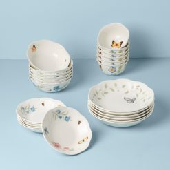 Lenox Everyday Flatware Butterfly Meadow 24-Piece Bowl Set