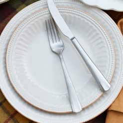 Alternative view of Lenox Everyday Flatware French Perle Groove White 18-Piece Dinnerware Set