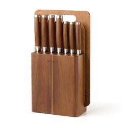 Lenox Everyday Flatware Skandia Woodlyn 10-Piece Cutlery Block Set