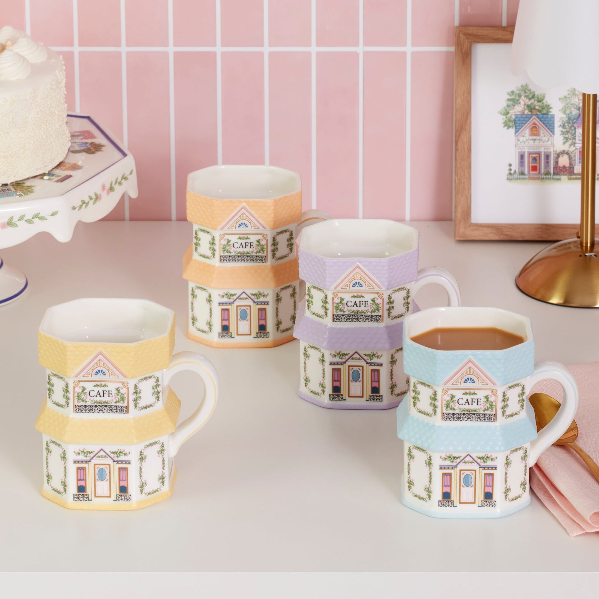 Lenox Everyday Flatware Lenox Spice Village Mugs, Set of 4 - Image 3