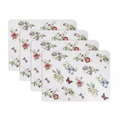 Lenox Everyday Flatware Butterfly Meadow Cork Placemats, Set of 4