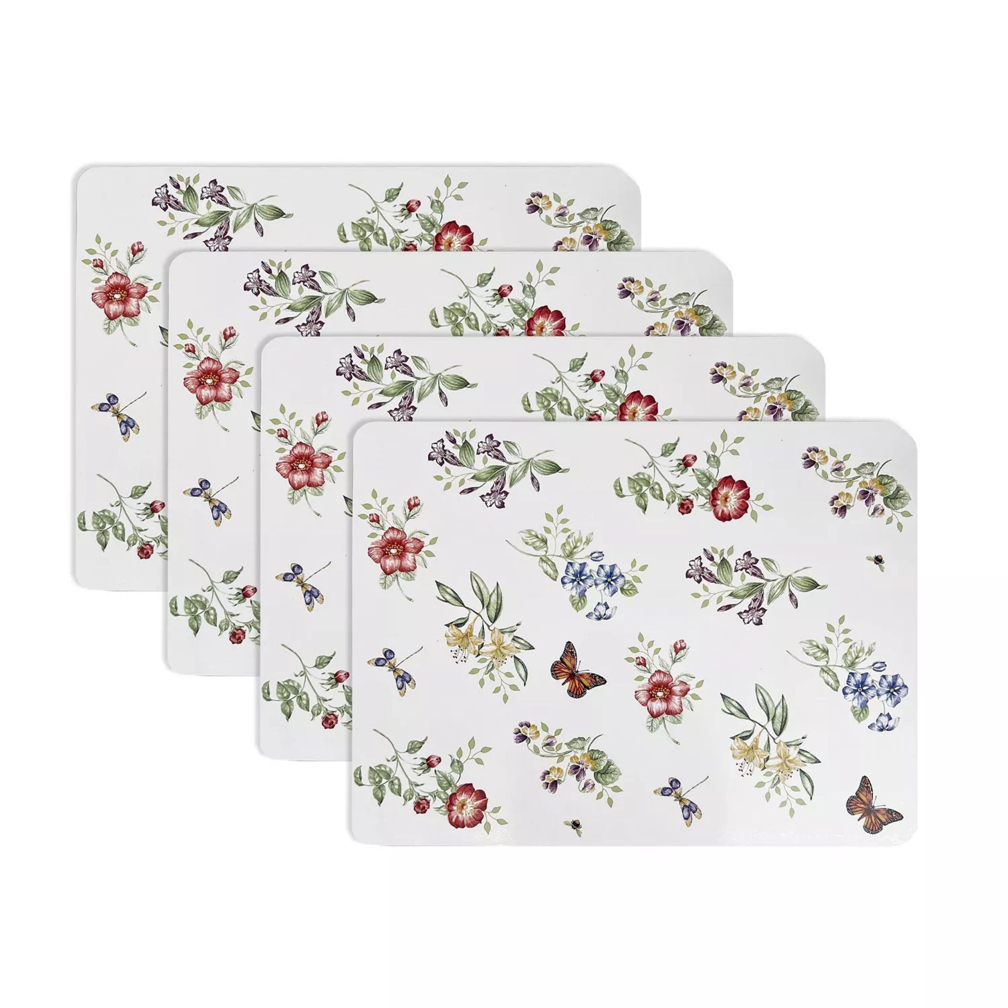 Lenox Everyday Flatware Butterfly Meadow Cork Placemats, Set of 4