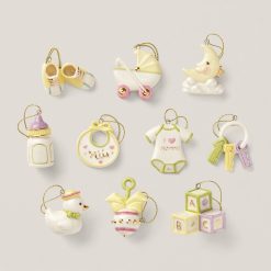 Lenox Everyday Flatware Baby Memories 10-Piece Mini Ornament Set