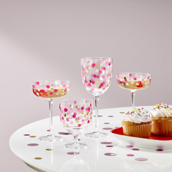 Alternative view of Lenox Everyday Flatware It's Raining Confetti Wine Glasses, Set of 4