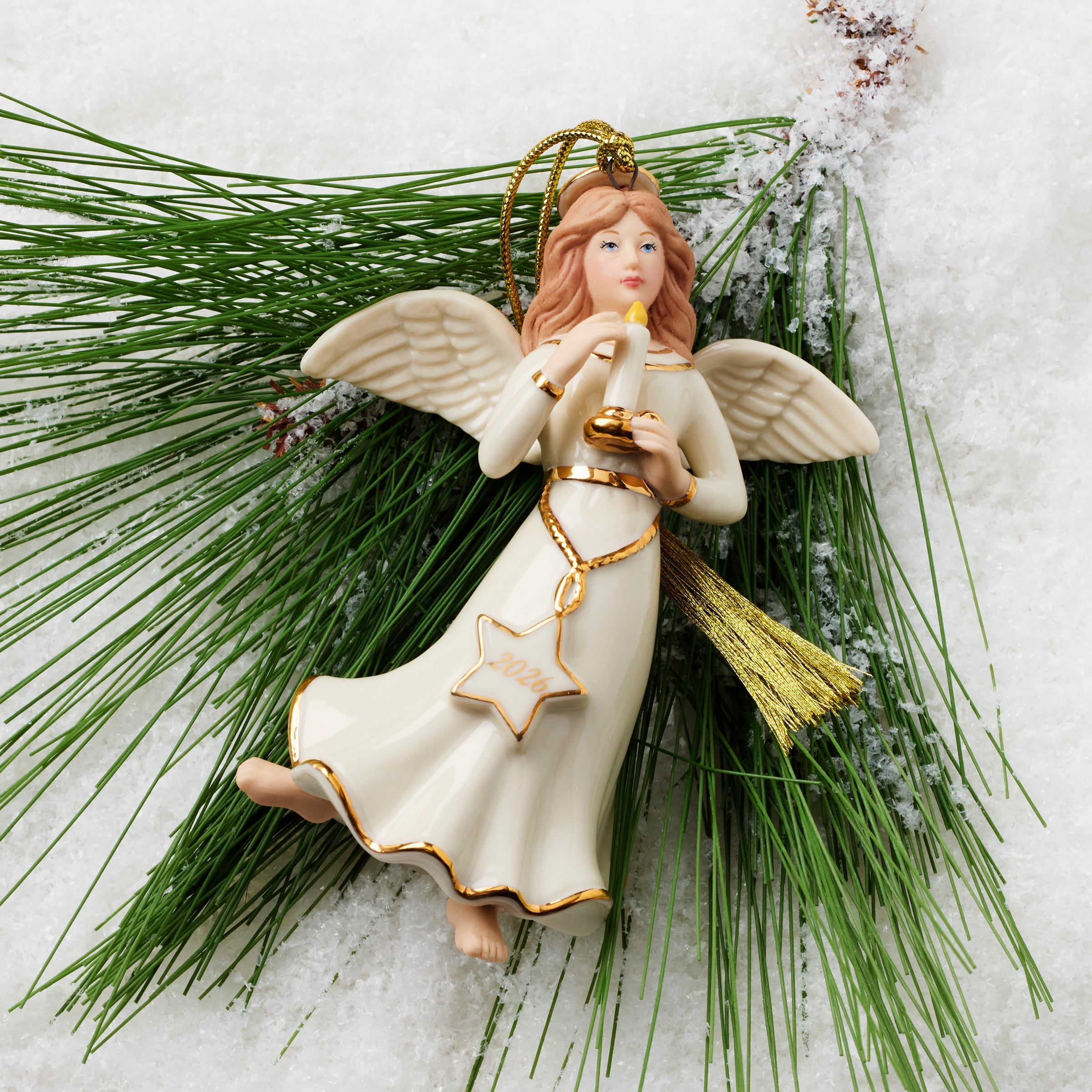 Lenox Everyday Flatware 2026 Heavenly Angel Ornament - Image 3