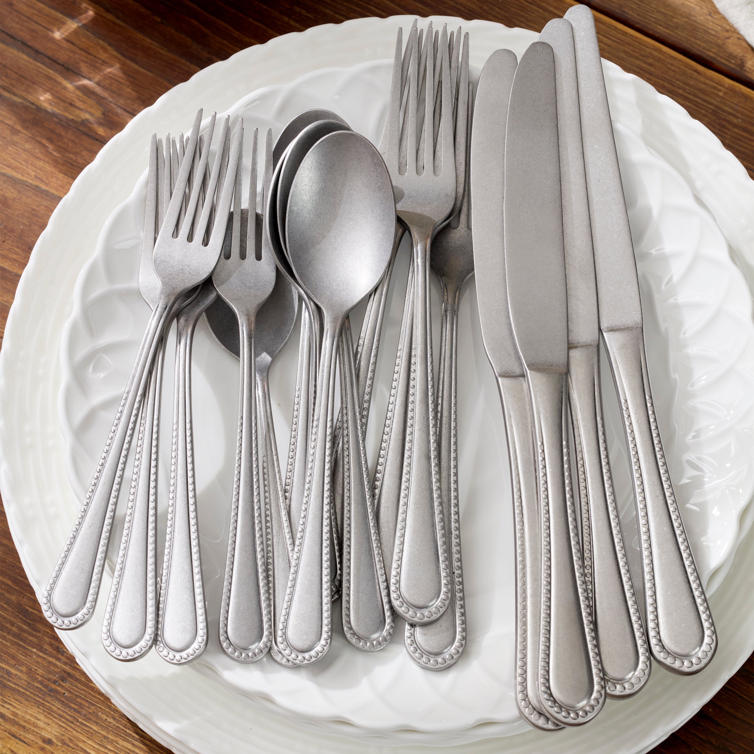 Lenox Everyday Flatware Hartwell Vintage 42-Piece Flatware Set - Image 3
