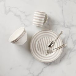 Alternative view of Lenox Everyday Flatware Charlotte Street Grey North 4-Piece Place Setting