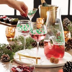 Alternative view of Lenox Everyday Flatware Holiday 3-Piece Decanter & Wine Glass Set